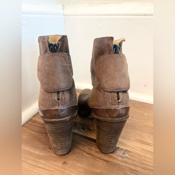 Rag & Bone Kerr Ankle Boot brown leather as seen on Taylor swift heeled 9/9.5 - Picture 5 of 11